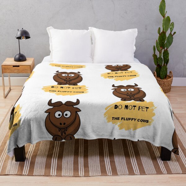 Item preview, Do not pet the fluffy cows designed and sold by Rawan Hussien.
