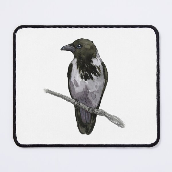 Item preview,  Hooded crow watercolor designed and sold by Bwiselizzy.