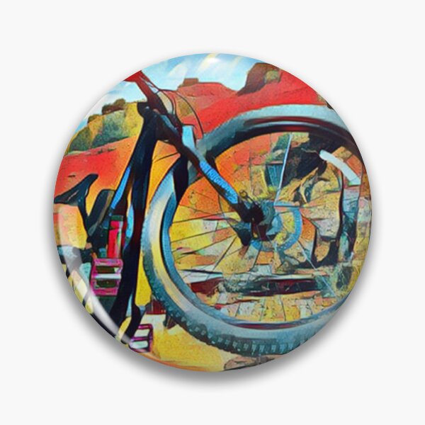 Item preview, Abstract Gogh Bike designed and sold by RedPointArt20.