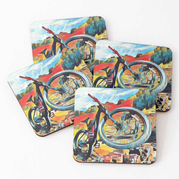 Item preview, Abstract Gogh Bike designed and sold by RedPointArt20.