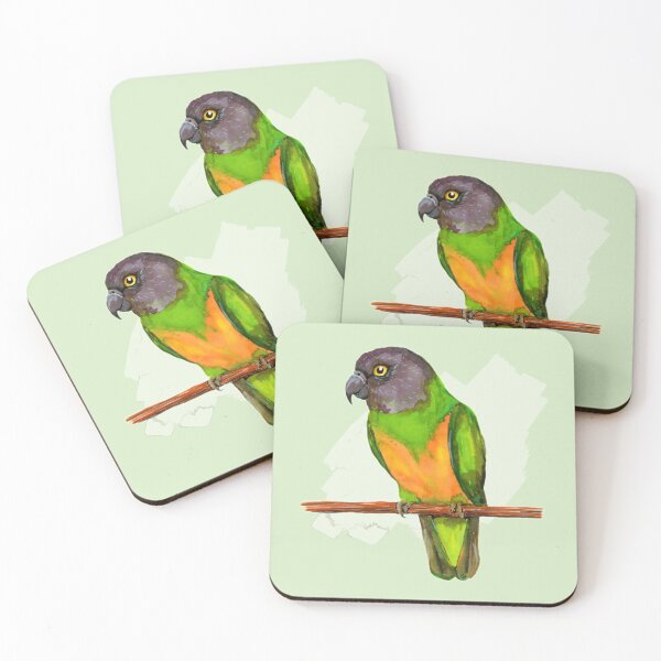 Item preview, Senegal parrot watercolor designed and sold by Bwiselizzy.