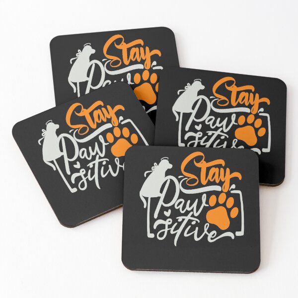 Item preview, Stay Pawstive designed and sold by FOX1999-Design.