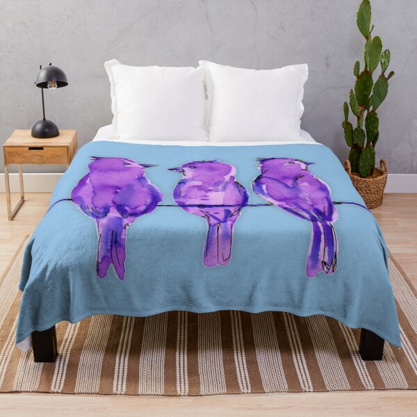 Item preview, Three purple birds designed and sold by Bwiselizzy.