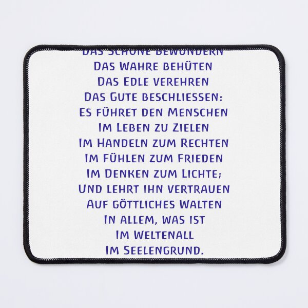 Item preview, Admire the beautiful Preserve the true - Rudolf Steiner Waldorf School Anthroposophy designed and sold by DOM-Shop.