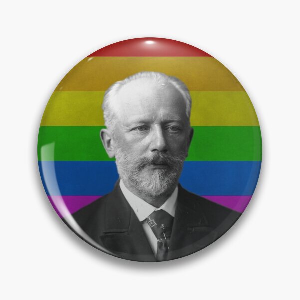 Item preview, Pyotr Ilyich Tchaikovsky LGBT Pride  designed and sold by CurryPuddin.
