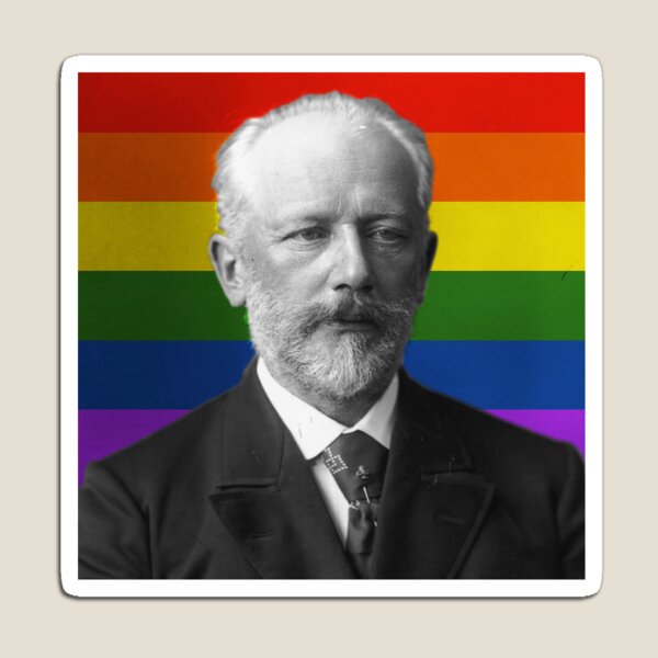 Item preview, Pyotr Ilyich Tchaikovsky LGBT Pride  designed and sold by CurryPuddin.