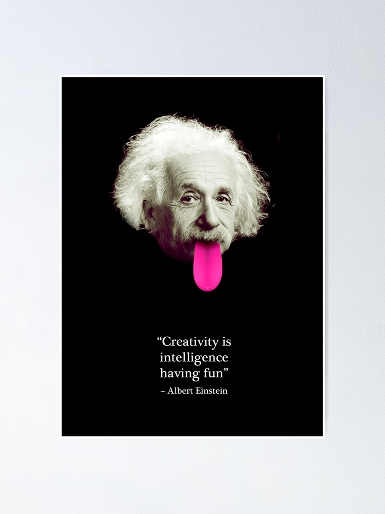 Einstein Quote Poster By Sundeepartist Redbubble