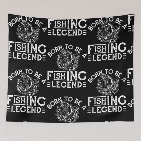 Item preview, Born To Be A Fishing Legend Retro Fishing designed and sold by Ngothaovinh.