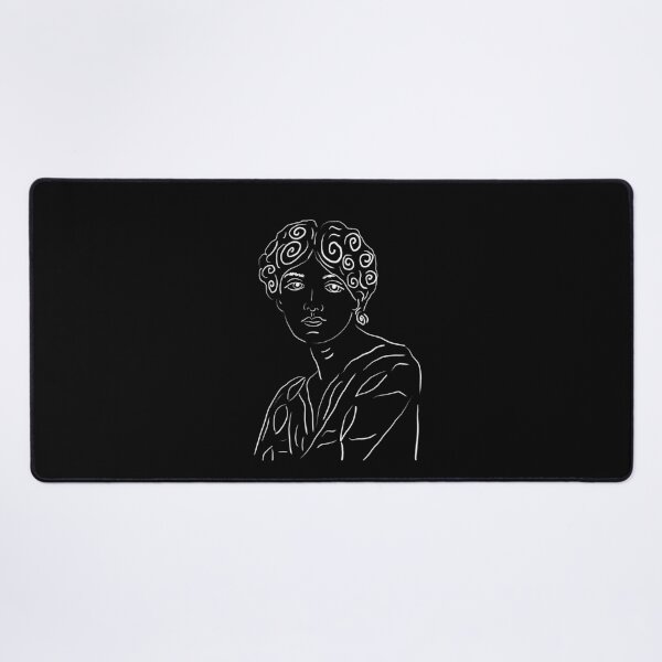 Item preview, Sappho Greek statue Line art minimalist illustration designed and sold by iliketeas.