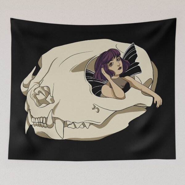 Item preview, Fairy in a Cat Skull designed and sold by Noite.