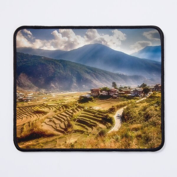 Item preview, The Rice Fields and Mountains of Bhutan designed and sold by Kathy Weaver.