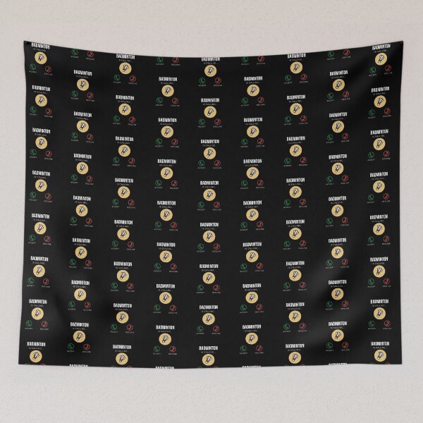 Item preview, Badminton Is Calling designed and sold by WholesumArt.