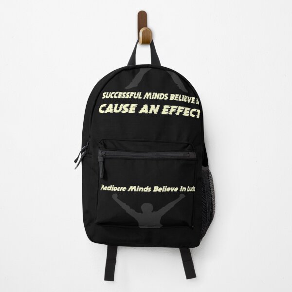 Item preview, mediocre mind believe in luck but successful minds believe in cause & effect Inspiring Quote designed and sold by Inspirationarea.