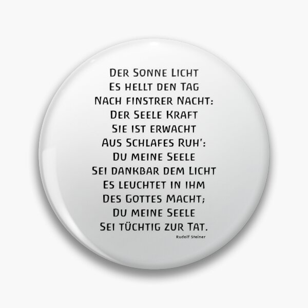 Item preview, The light of the sun It brightens the day - Rudolf Steiner Waldorf School Anthroposophy designed and sold by DOM-Shop.