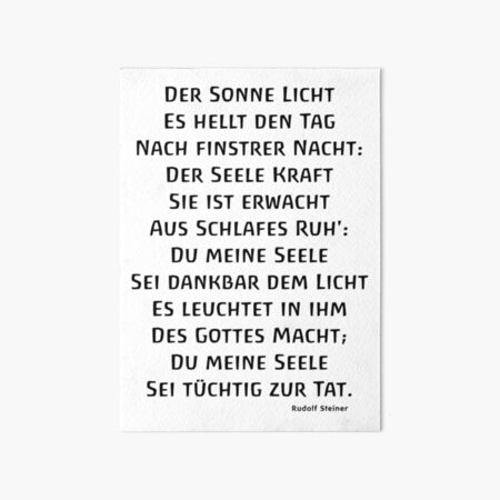 "Der Sonne Licht Es hellt den Tag Rudolf Steiner Waldorfschule