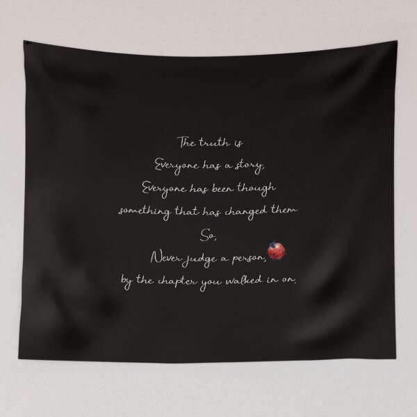 Item preview, Quote of day - everyone has a story designed and sold by maynard974b.