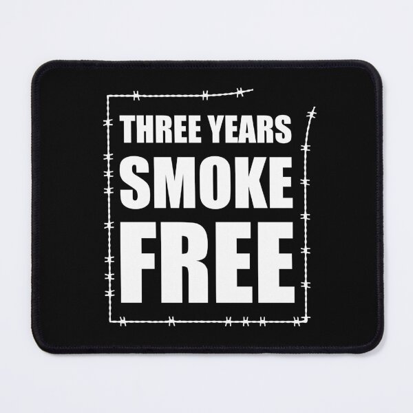 Item preview, Three Years Without Smoking Cigarette Anniversary - Smoke Free designed and sold by TMBTM.