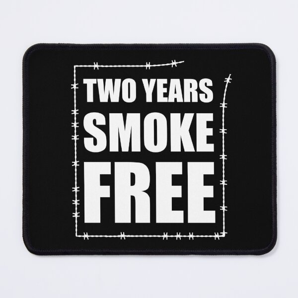 Item preview, Two Years Without Smoking Cigarette Anniversary - Smoke Free designed and sold by TMBTM.