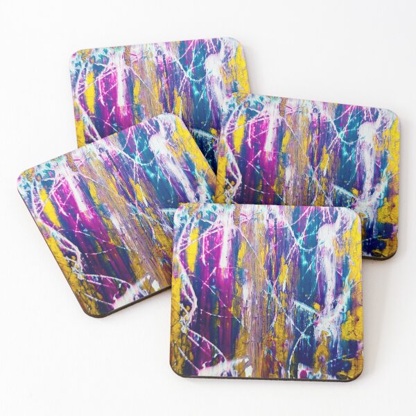 Item preview, Gold And Colour Gothic Abstract designed and sold by TheExtremeGems.