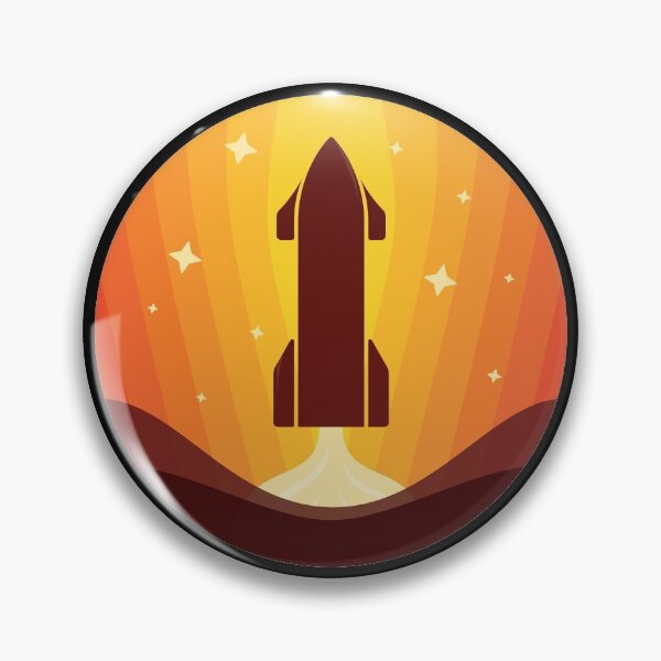 Item preview, Spacex Starship Badge designed and sold by ChristoSnyman.