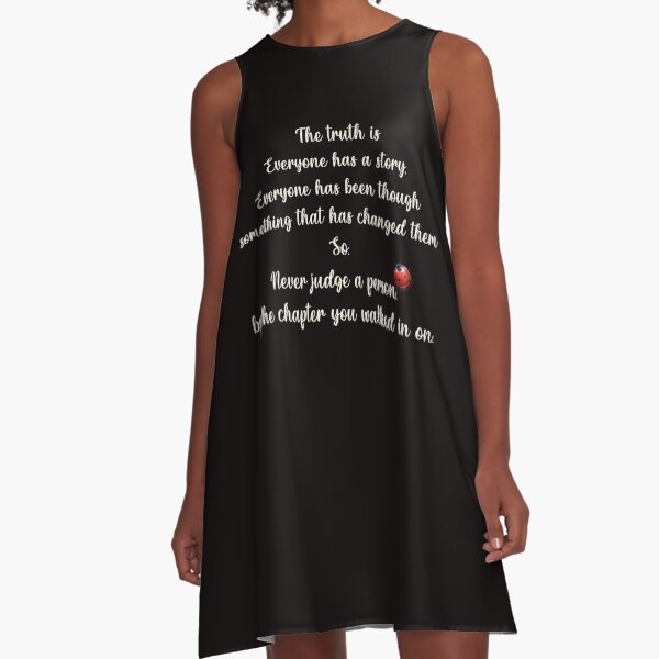 Never Judge Quotes Dresses For Sale Redbubble