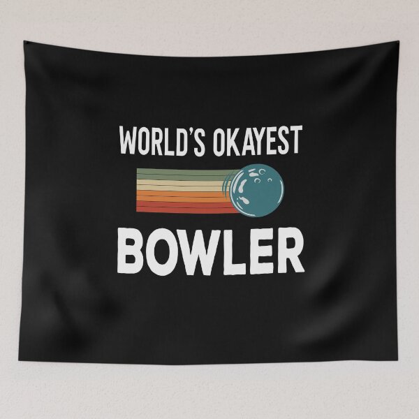 Item preview, World's Okayest Bowler Funny Bowling designed and sold by ZiesMerch.
