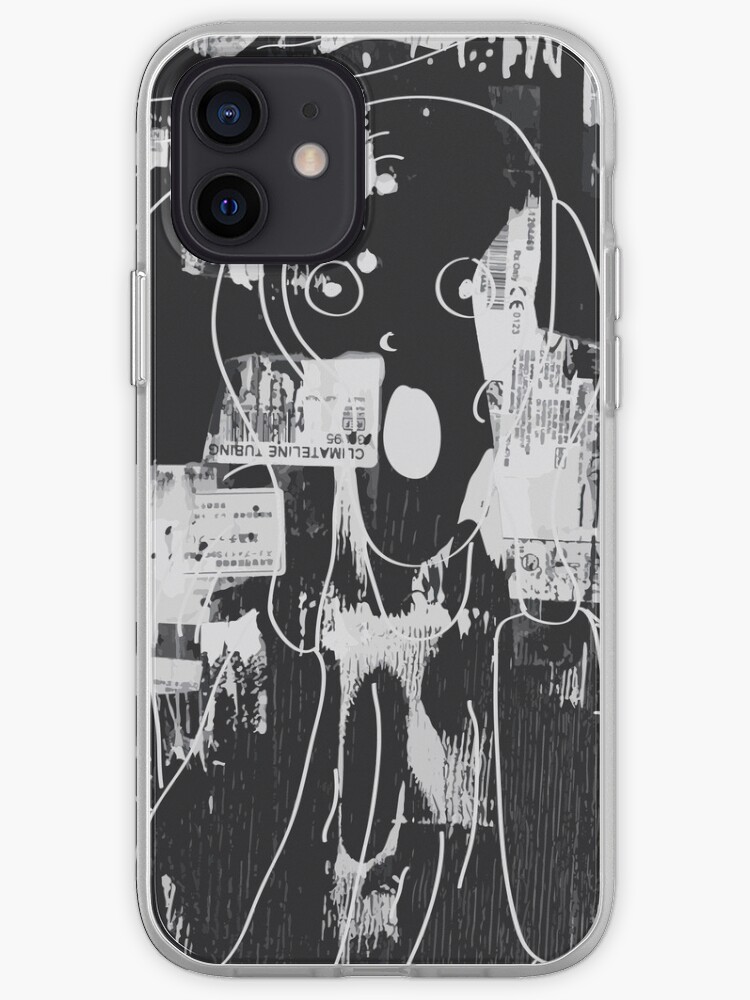 Thumbnail 1 of 5, iPhone Case, Abstra Scream Black designed and sold by LookiStudio.
