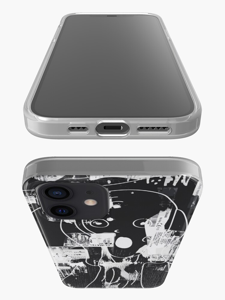 Thumbnail 3 of 5, iPhone Case, Abstra Scream Black designed and sold by LookiStudio.