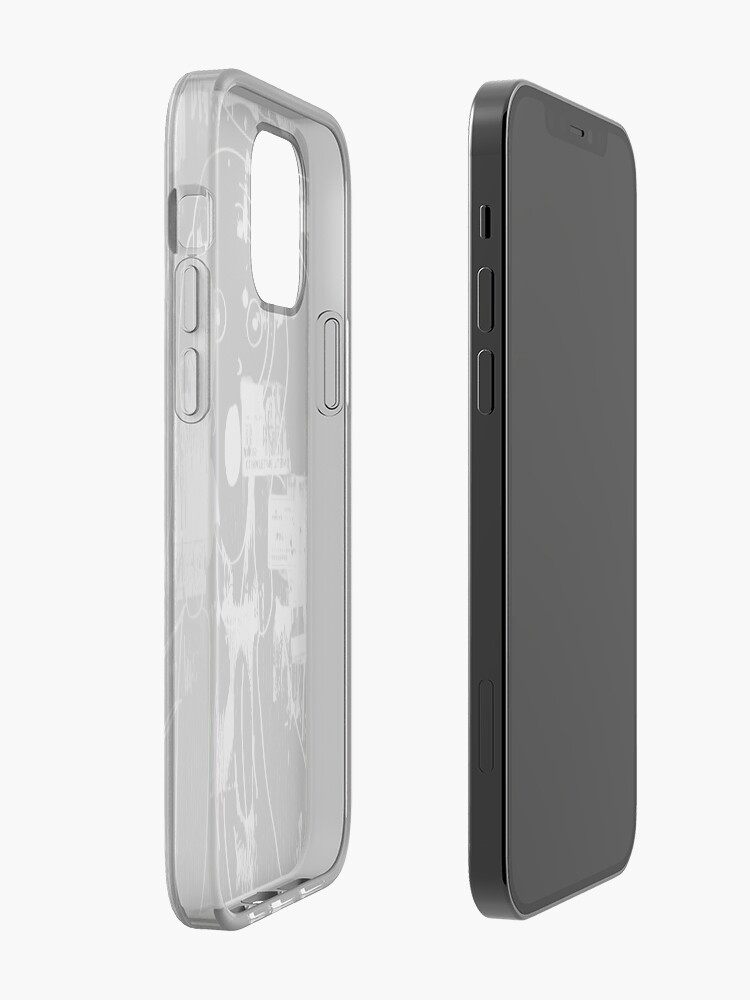 Thumbnail 2 of 5, iPhone Case, Abstra Scream Black designed and sold by LookiStudio.