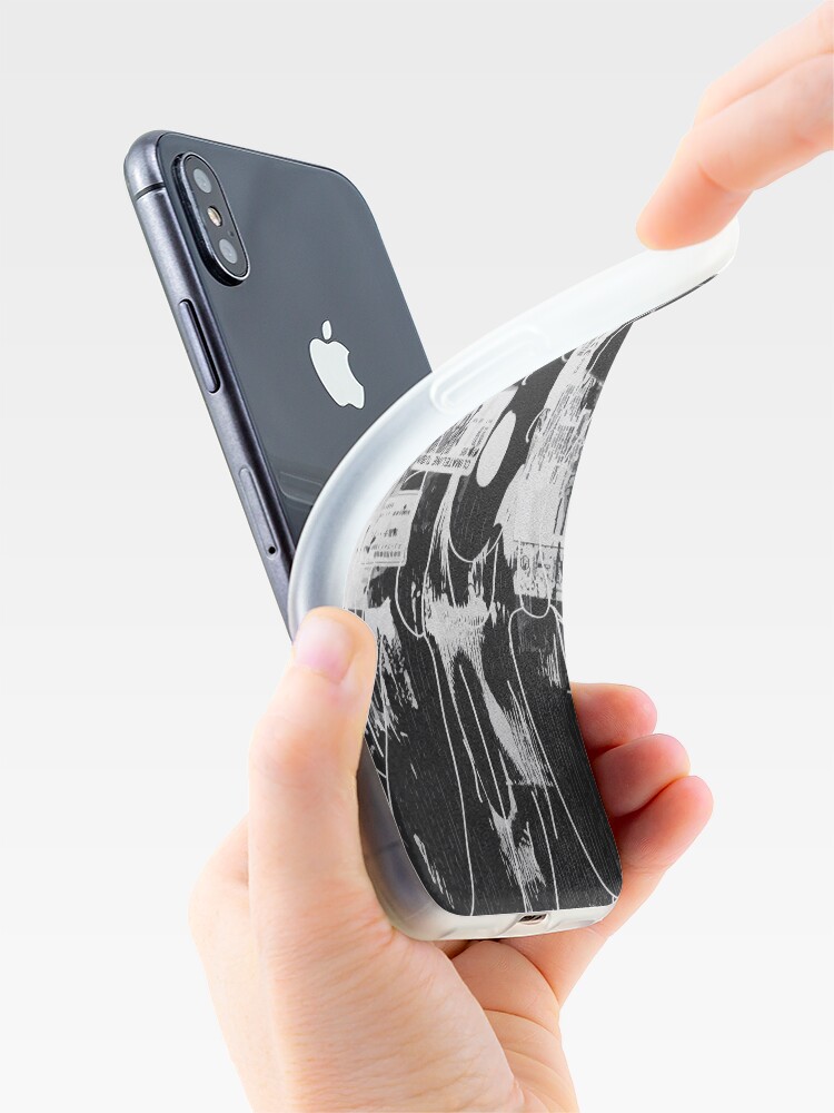 Thumbnail 4 of 5, iPhone Case, Abstra Scream Black designed and sold by LookiStudio.