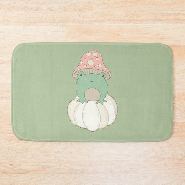 Item preview, Kawaii Frog on White Halloween Pumpkin designed and sold by GrimButterfly.