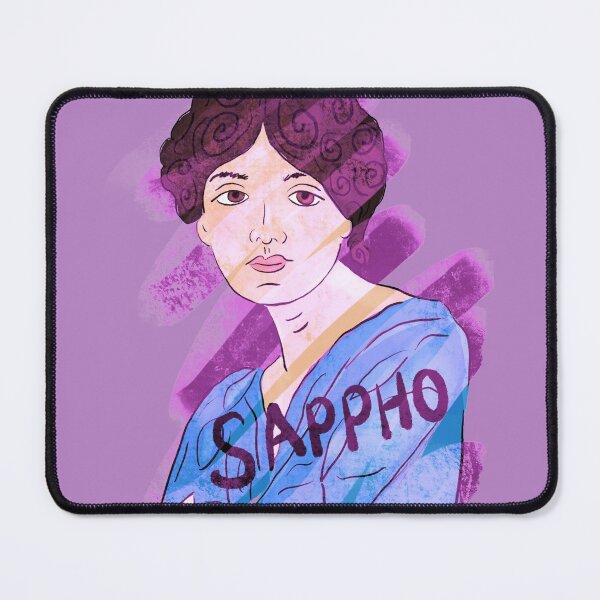 Item preview, Sappho Greek statue illustration designed and sold by iliketeas.