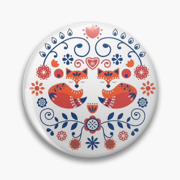 Item preview, Fox art  designed and sold by Broken Antler Designs .