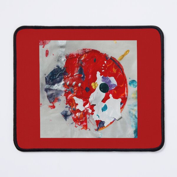 Item preview, Red Paint Spill Abstract Photo designed and sold by Adelle Smith.