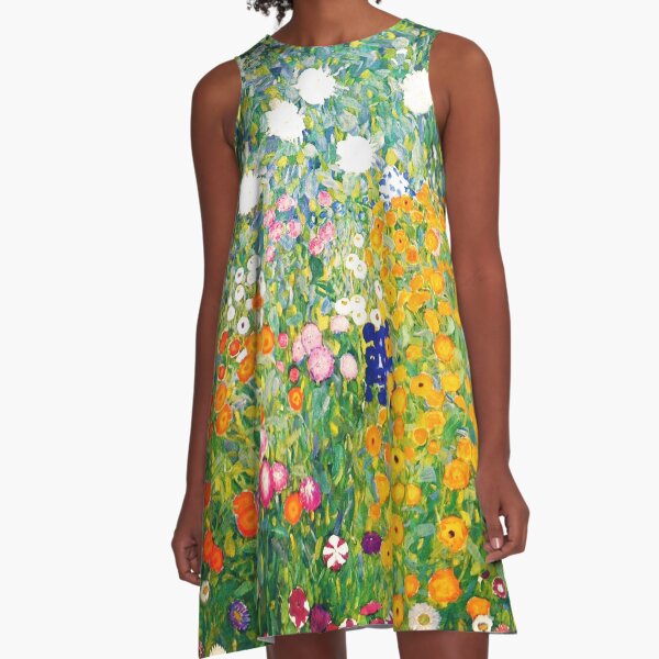 Item preview, Gustav Klimt "Blumengarten (Flower Garden)" designed and sold by Alexandra Dahl.