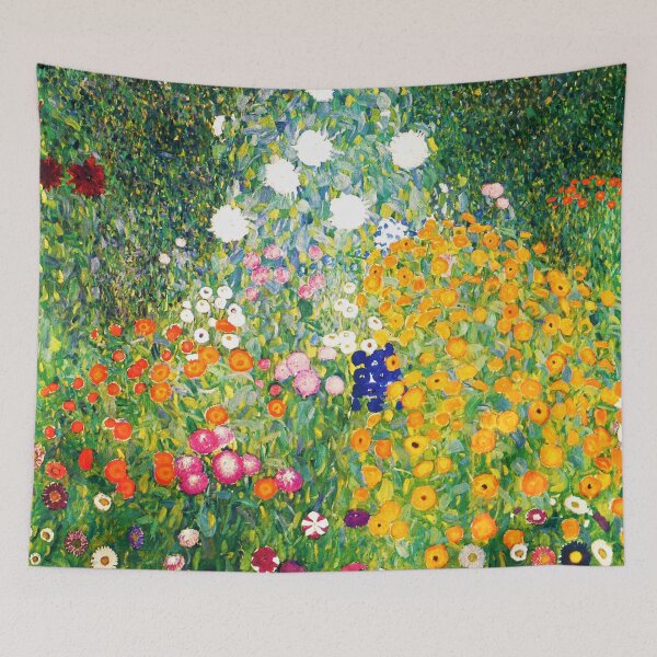 Item preview, Gustav Klimt "Blumengarten (Flower Garden)" designed and sold by Alexandra Dahl.