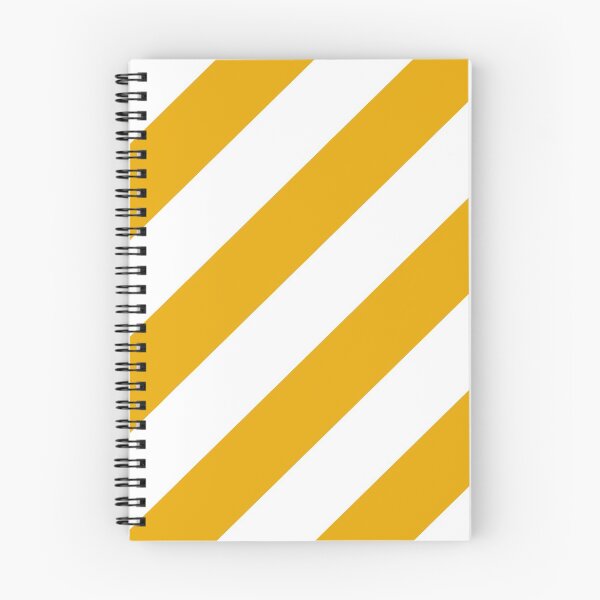 Artikelvorschau, Goldgelbes und weißes diagonales Streifenmuster 2022 Trendfarbe - Farbe - Farbton - Schatten Pantone Daylily 15-0956 entworfen und verkauft von ColorOfTheYears.