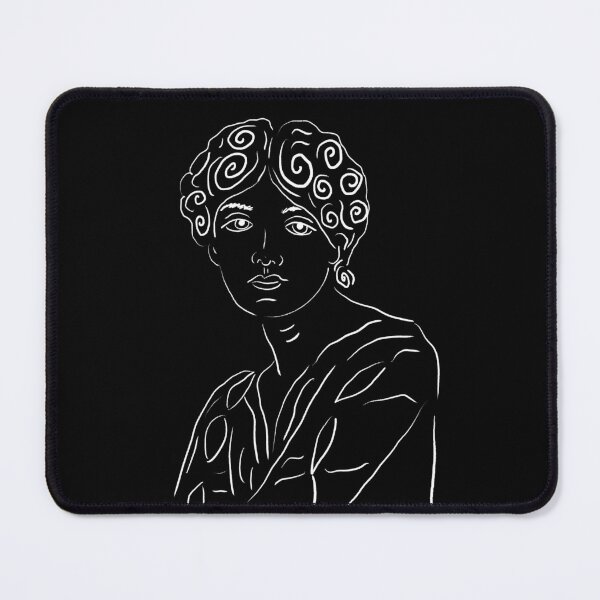 Item preview, Sappho Greek statue Line art minimalist illustration designed and sold by iliketeas.