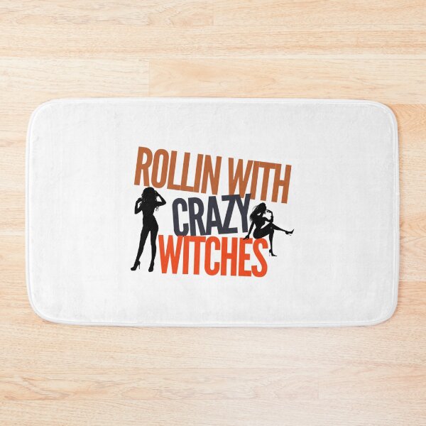 Item preview, Rollin With Crazy Witches Silhouette Witchy designed and sold by CarantinedChaos.