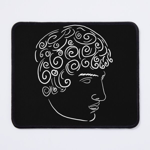 Item preview, Apollo Greek statue Line art minimalist illustration designed and sold by iliketeas.