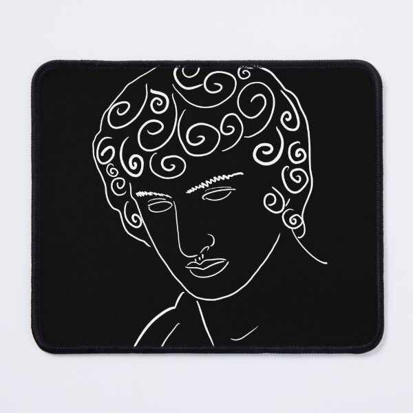 Item preview, Greek statue Line art minimalist illustration designed and sold by iliketeas.