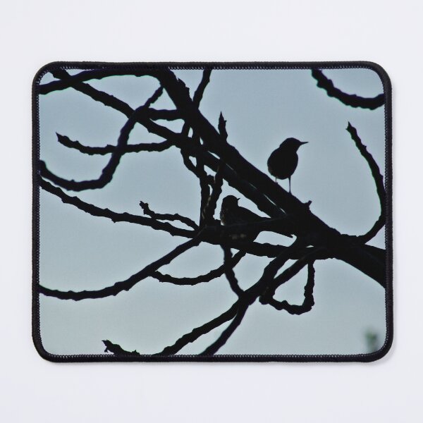 Item preview, Sparrows Silhouette Birds Tree Bare Branches  designed and sold by Anna Lemos.