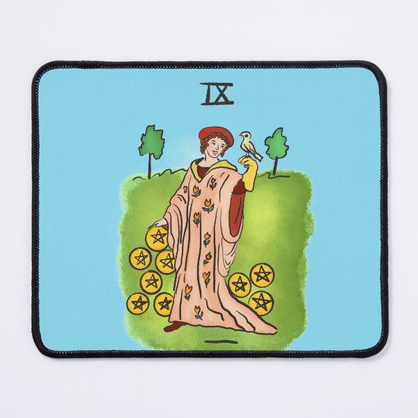 Item preview, Nine of Pentacles  designed and sold by iliketeas.