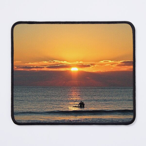 Item preview, Sunset Sunrise Sea Waves Surfers Scenic Seascape 2 designed and sold by Anna Lemos.