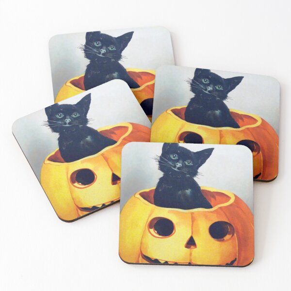 Item preview, Vintage Halloween Black Cat designed and sold by Retro Salt.