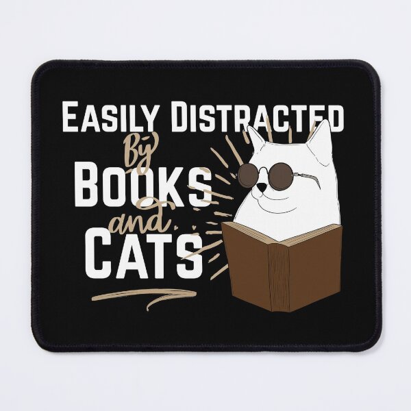 Item preview, Easily Distracted By Cats And Books designed and sold by Ridaelb.