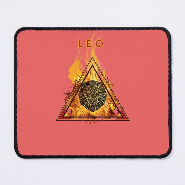 Item preview, Leo Fire Zodiac/Element Emblem designed and sold by Starboy Design.