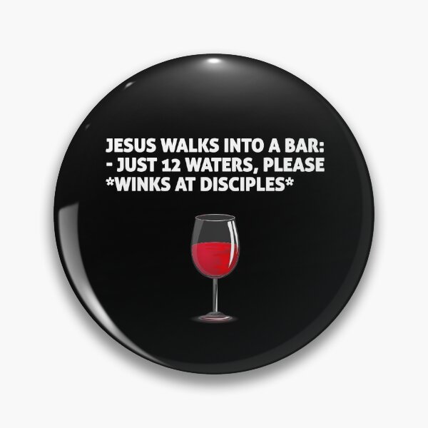 Item preview, Jesus Walks into a Bar designed and sold by FunnyNerdStuff.