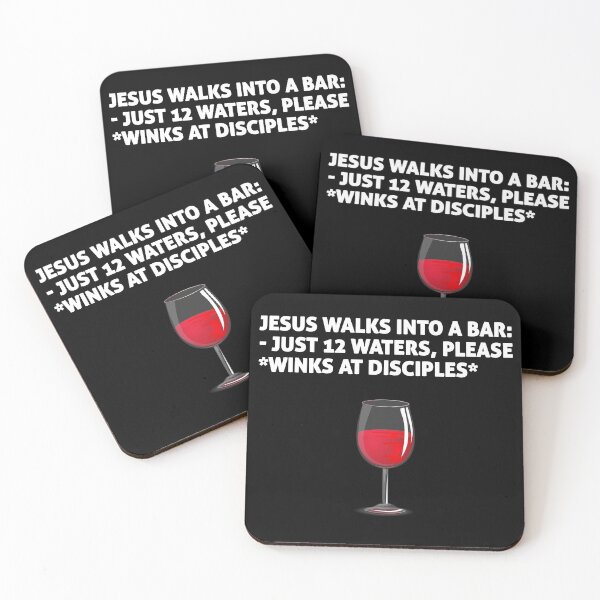 Item preview, Jesus Walks into a Bar designed and sold by FunnyNerdStuff.