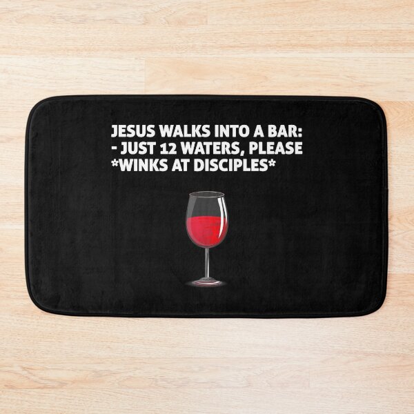 Item preview, Jesus Walks into a Bar designed and sold by FunnyNerdStuff.